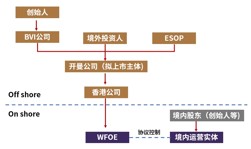 常见VIE离岸架构形式