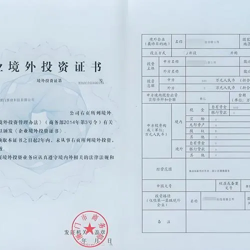 ODI境外投资备案