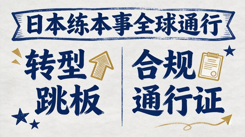 日本练本事全球通行