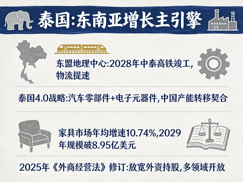 泰国：东南亚增长主引擎