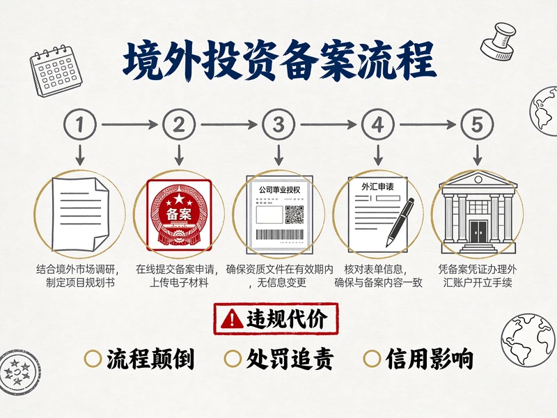 境外投资切记：先办ODI备案，再注册境外公司！