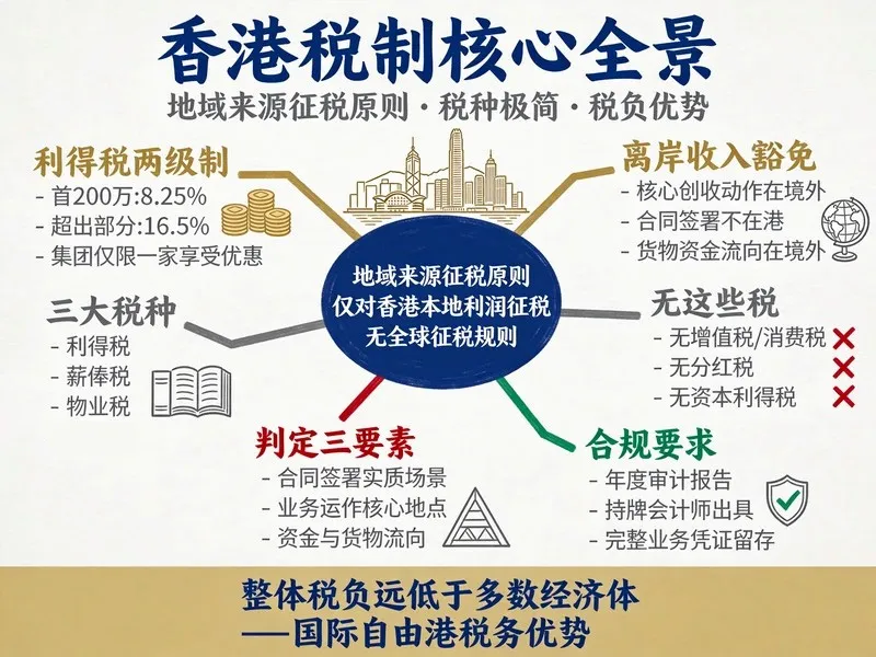 香港地域来源征税详解：外贸/跨境企业怎么分清“本...