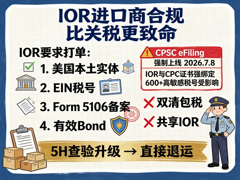 卖家注意：美国海关清关新规生效，货物被扣可能不...
