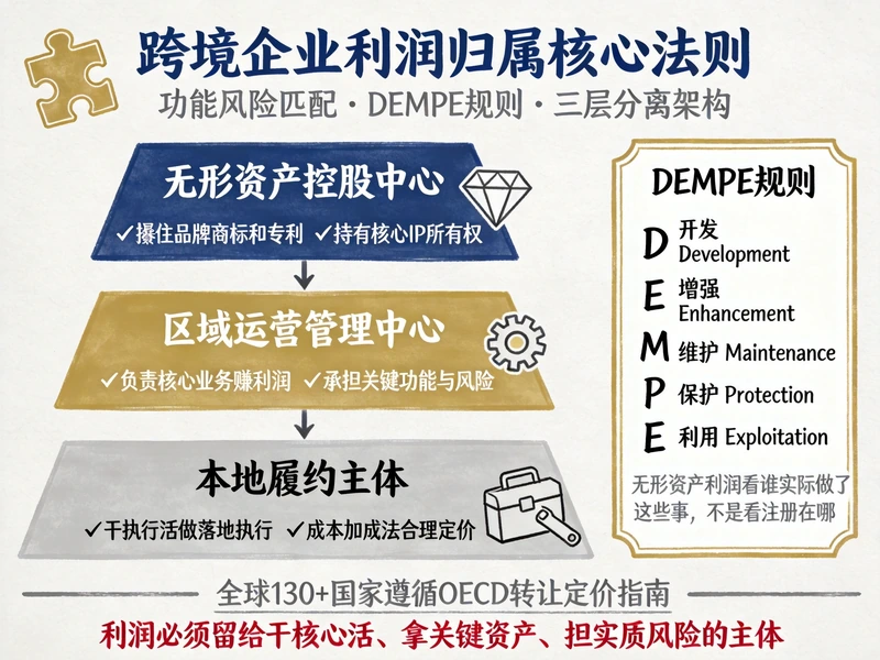 跨境企业三层分离架构破解功能风险错配