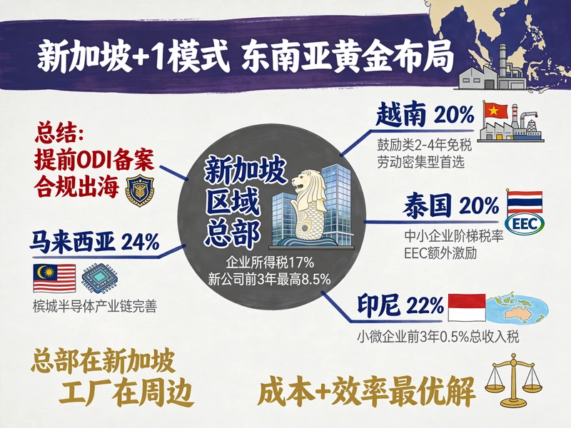 出海东南亚选错国家等于白干？五国税负与建厂成本...