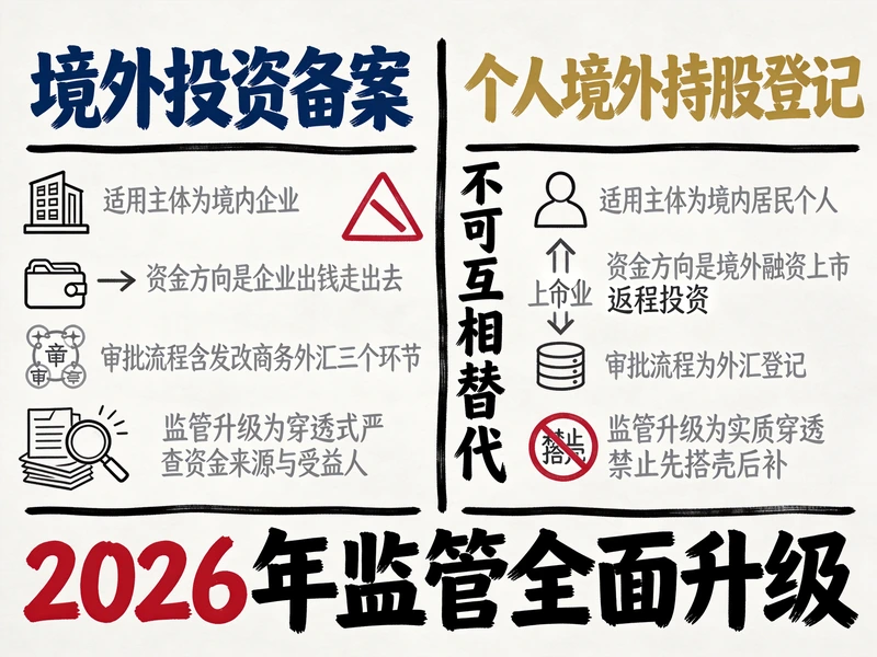 ODI备案vs37号文登记：出海老板必懂的合规核心差（...