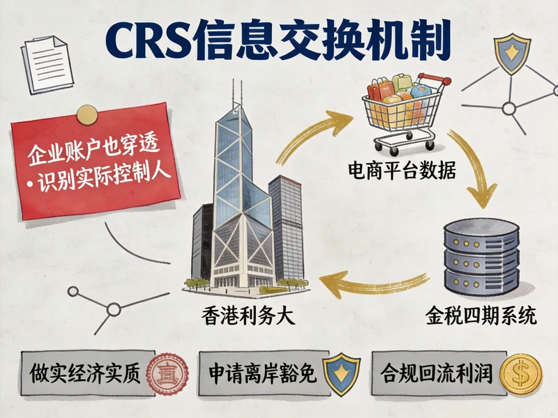 注册香港公司做亚马逊，CRS到底会不会交换信息回内...