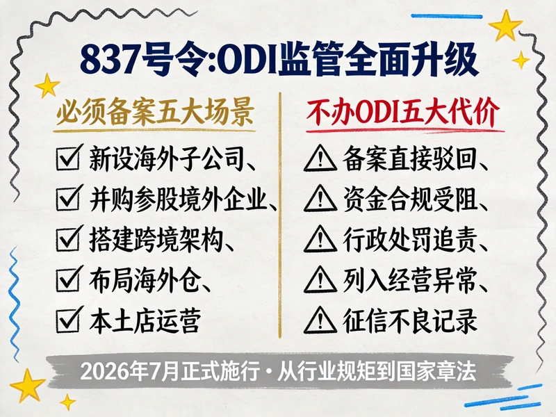 837新规落地！跨境电商要不要做ODI境外投资备案？