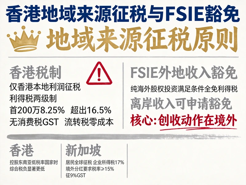 香港公司VS新加坡公司，做海外控股谁的综合税负更...