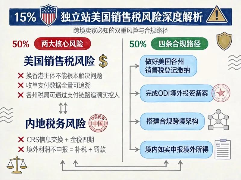 独立站换香港主体能躲美国销售税？别傻了，这些暗...