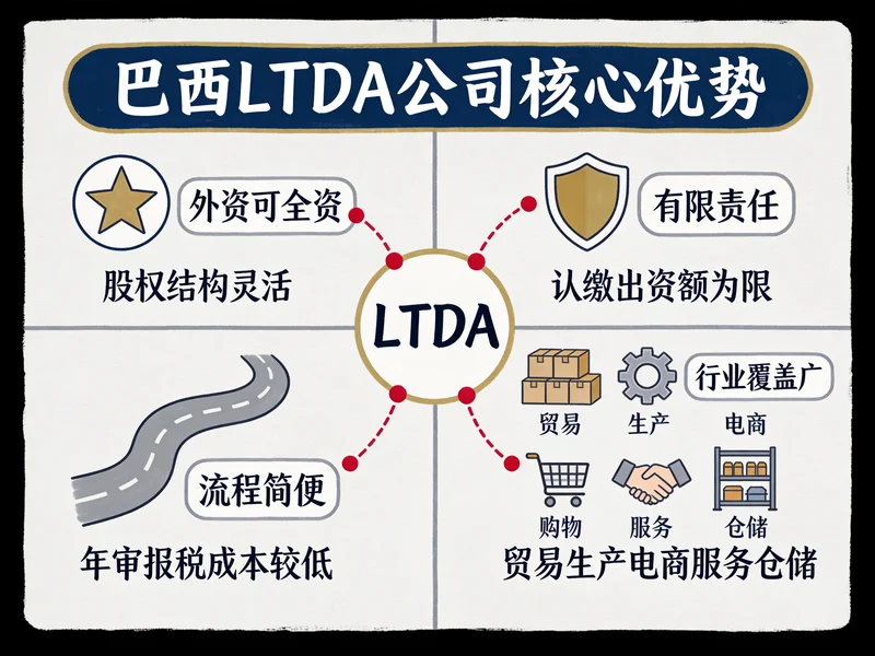 巴西LTDA公司核心优势