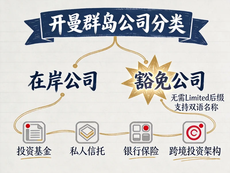 开曼群岛公司分类