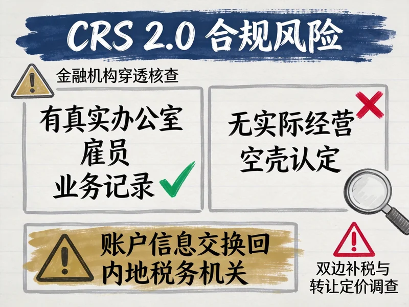 CRS 2.0合规风险