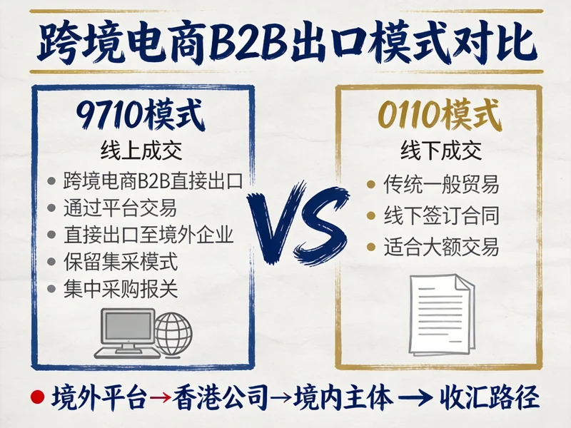 B2B出口模式对比