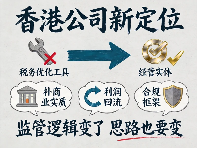 香港公司新定位转型经营实体