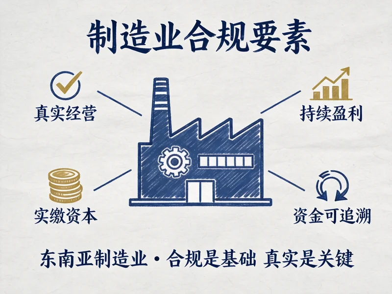 制造业投资合规要素