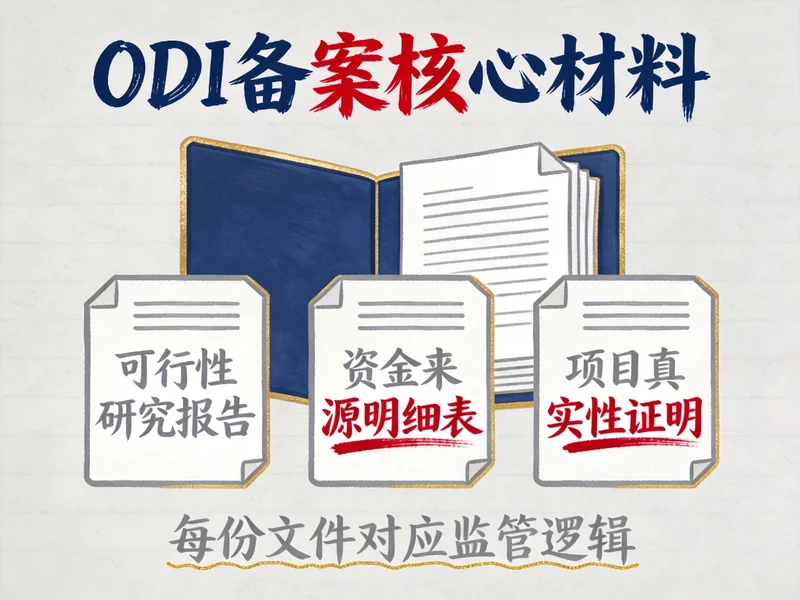 ODI备案核心材料清单