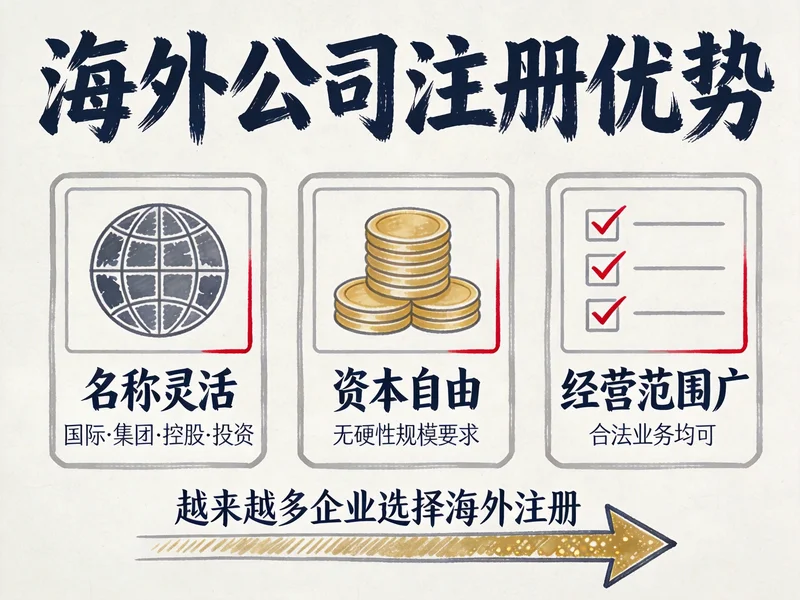 海外公司注册三大优势