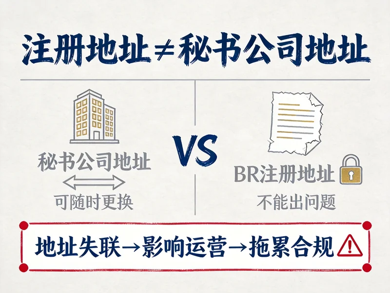 注册地址与秘书公司地址区别